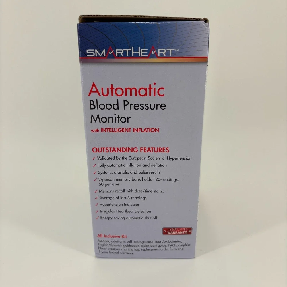 SmartHeart Automatic‎ Digital Blood Pressure Arm Monitor NIB